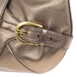 Pre Owned Jimmy Choo Metallic Tulita Hobo