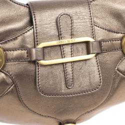 Pre Owned Jimmy Choo Metallic Tulita Hobo