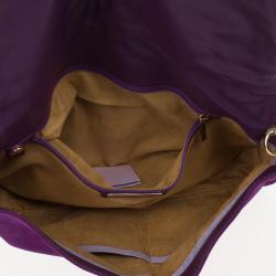 Pre Owned Jimmy Choo Suede Chain Strap Bag