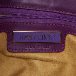 Pre Owned Jimmy Choo Suede Chain Strap Bag