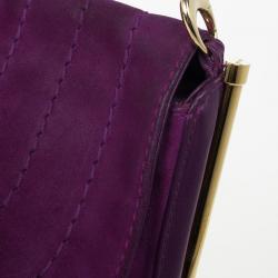 Pre Owned Jimmy Choo Suede Chain Strap Bag