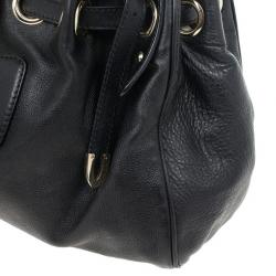 Pre Owned Jimmy Choo Black Leather Ramona Shopper