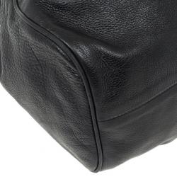 Pre Owned Jimmy Choo Black Leather Ramona Shopper