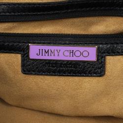 Pre Owned Jimmy Choo Black Leather Ramona Shopper