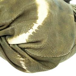 مملوكة مسبقًا Jimmy Choo Tie Dye Embossed Python Robin Bag