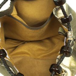 مملوكة مسبقًا Jimmy Choo Tie Dye Embossed Python Robin Bag