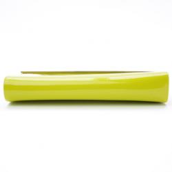 Pre Owned Jimmy Choo Cayla Lime Green Patent Leather Clutch