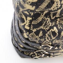Pre Owned Jimmy Choo Babeth Faux Raffia Shopper
