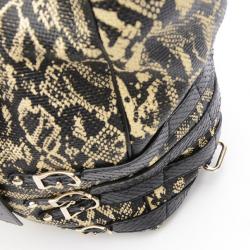 Pre Owned Jimmy Choo Babeth Faux Raffia Shopper