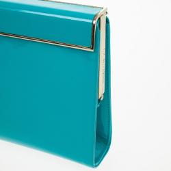 Pre Owned Jimmy Choo Cayla Patent Leather Clutch