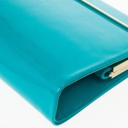 Pre Owned Jimmy Choo Cayla Patent Leather Clutch