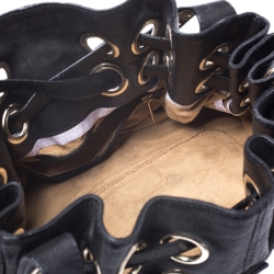 مملوكة مسبقًا Jimmy Choo Black Leather Studded Riki Tote