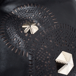 مملوكة مسبقًا حقيبة جيمي تشو Lola Slouchy جلد سوداء