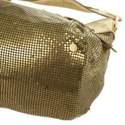 Pre Owned Jimmy Choo Gold Chain Mail Tulita Bag