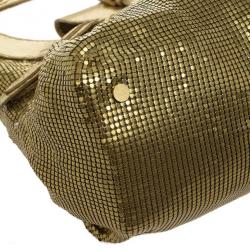Pre Owned Jimmy Choo Gold Chain Mail Tulita Bag