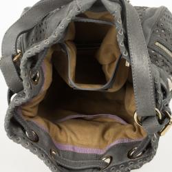 Pre Owned Jimmy Choo Limited Edition Suede Riki Bag