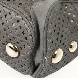 Pre Owned Jimmy Choo Limited Edition Suede Riki Bag