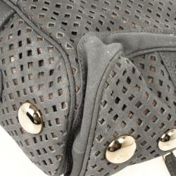 Pre Owned Jimmy Choo Limited Edition Suede Riki Bag