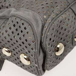 Pre Owned Jimmy Choo Limited Edition Suede Riki Bag