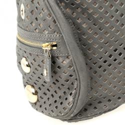 Pre Owned Jimmy Choo Limited Edition Suede Riki Bag