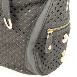 Pre Owned Jimmy Choo Limited Edition Suede Riki Bag