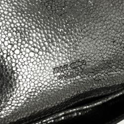 Pre Owned Jimmy Choo Glitter Fabric Ted iPhone Mini Shoulder Bag