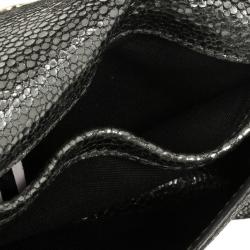 Pre Owned Jimmy Choo Glitter Fabric Ted iPhone Mini Shoulder Bag