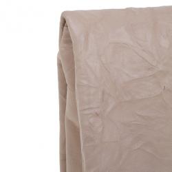 Pre Owned Jimmy Choo Blush Pink Distressed Leather Embellished Chandra Clutch