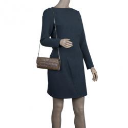 مملوكة مسبقًا Jimmy Choo Gold Acrylic Sweetie Clutch