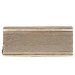 مملوكة مسبقًا Jimmy Choo Gold Acrylic Sweetie Clutch