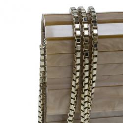 مملوكة مسبقًا Jimmy Choo Gold Acrylic Sweetie Clutch