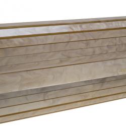 مملوكة مسبقًا Jimmy Choo Gold Acrylic Sweetie Clutch