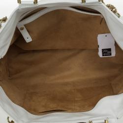 Pre Owned Jimmy Choo Camille Large Leather and Calf Hair Tote