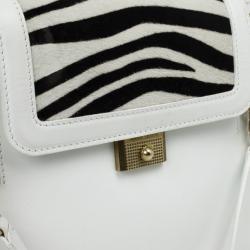 Pre Owned Jimmy Choo Camille Large Leather and Calf Hair Tote