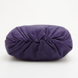 Pre Owned Jimmy Choo Purple Leather & Python Riki Hobo 