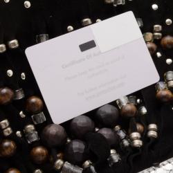 Pre Owned Jimmy Choo Black Suede Venus S Snakeskin Trimmed Beaded Clutch