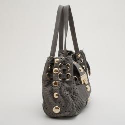 مملوكة مسبقًا Jimmy Choo Limited Edition Metallic Suede Riki Bag
