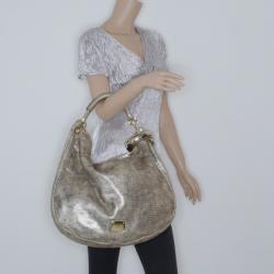 Pre Owned Louis Vuitton Rose Angelique Monogram Vernis Brea MM Bag