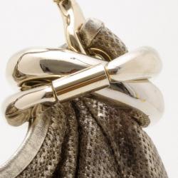 Pre Owned Louis Vuitton Rose Angelique Monogram Vernis Brea MM Bag