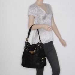 Pre Owned Jimmy Choo Embossed Ramona Bucket Tote  