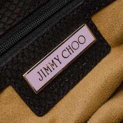 Pre Owned Jimmy Choo Embossed Ramona Bucket Tote  