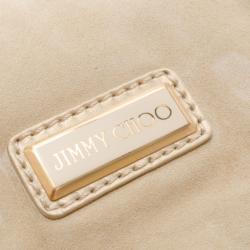 Pre Owned Jimmy Choo Beige Mandah Satchel