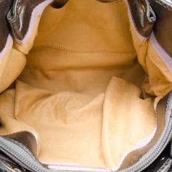 Pre Owned Jimmy Choo Silver Studded Chain Mail Tulita Hobo 