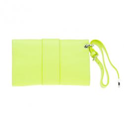 Pre Owned Jimmy Choo Lime Green Rivera Clutch