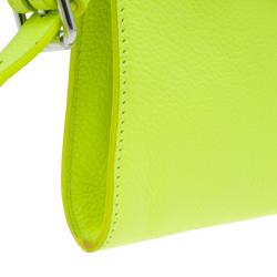 Pre Owned Jimmy Choo Lime Green Rivera Clutch