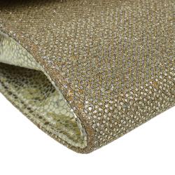 Pre Owned حقيبة كلتش جيمي تشو غولد لام غليتر ريان متحولة