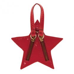 Jimmy Choo Red Patent Star Pouch