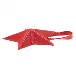 Jimmy Choo Red Patent Star Pouch