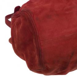 Pre Owned حقيبة يد هوبو جيمي تشو رامونا جلد أحمر مدبوغ