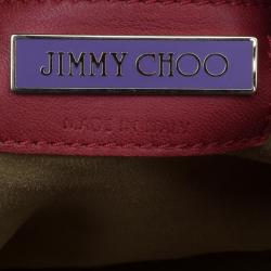 Pre Owned حقيبة يد هوبو جيمي تشو رامونا جلد أحمر مدبوغ